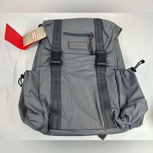 Hunter Grey Rubberised Lightweight Backpack - BNWTs